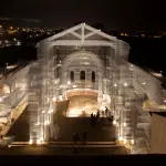 Rezzo, il Duomo vecchio riprende vita con la rete elettrosaldata